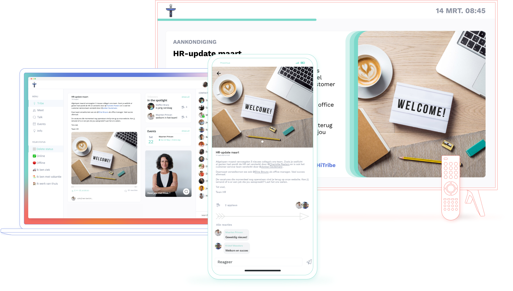 HiTribe interne communicatie